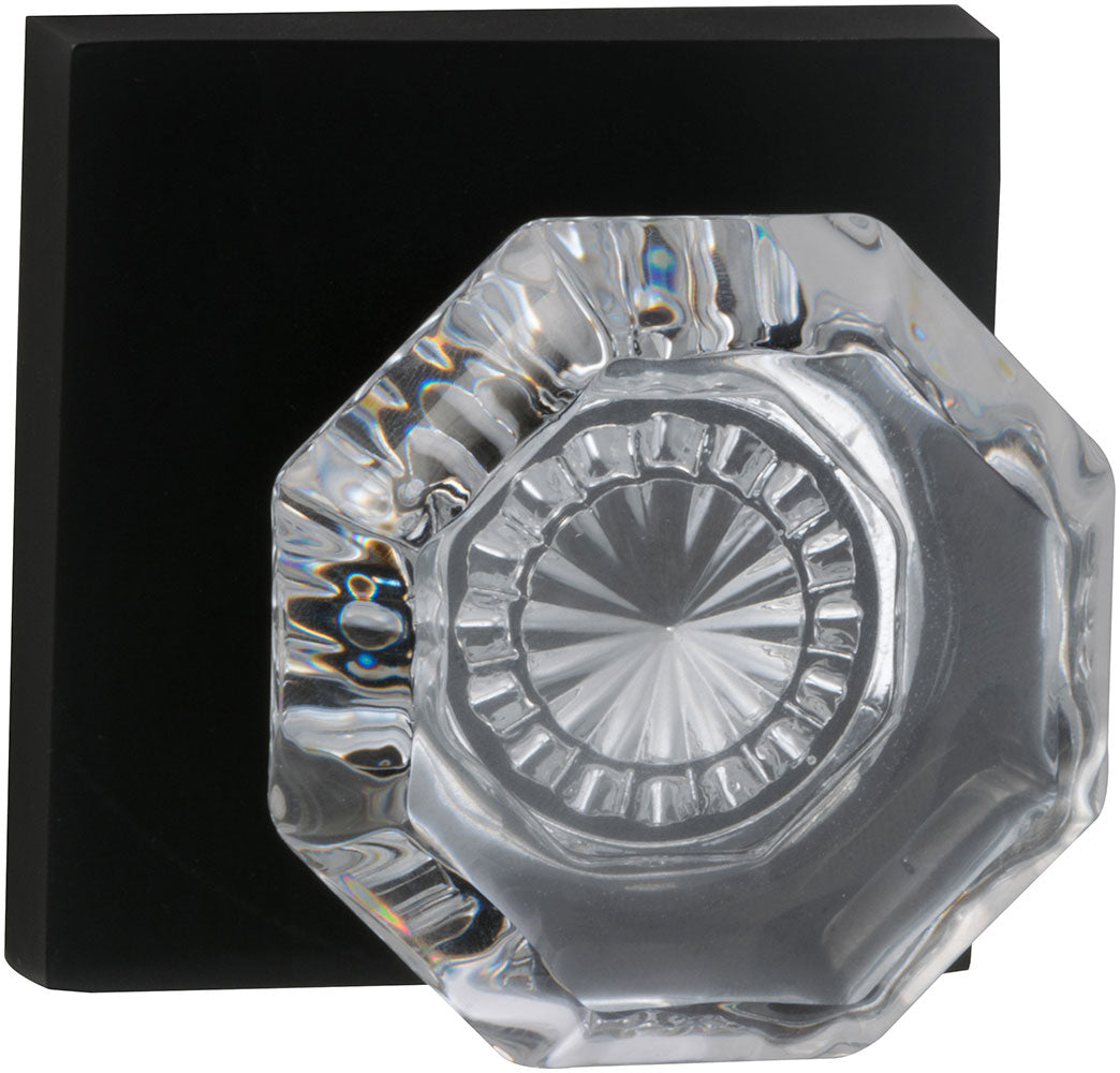 Omnia Prodigy Interior Traditional Knob Latchset with Square Rose