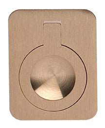 Omnia Drop Rings Solid Brass Rectangular Drop Ring