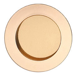Omnia Prodigy- Glass Solid Brass Modern Cup Pull