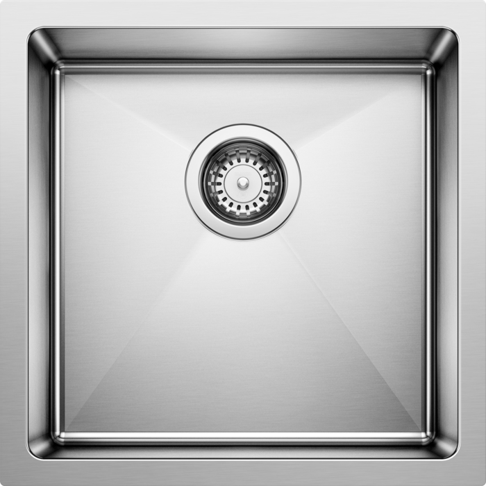 satin polish stainless steel sink