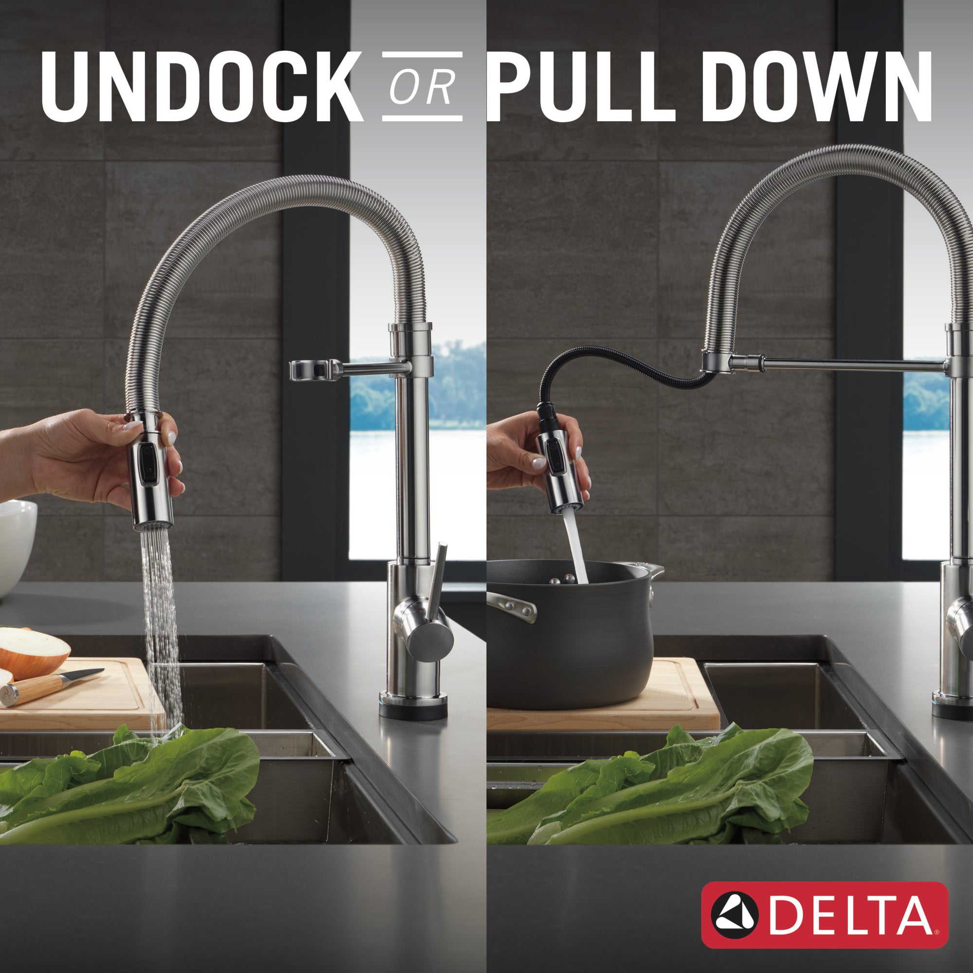 arctic stainless kitchen faucet