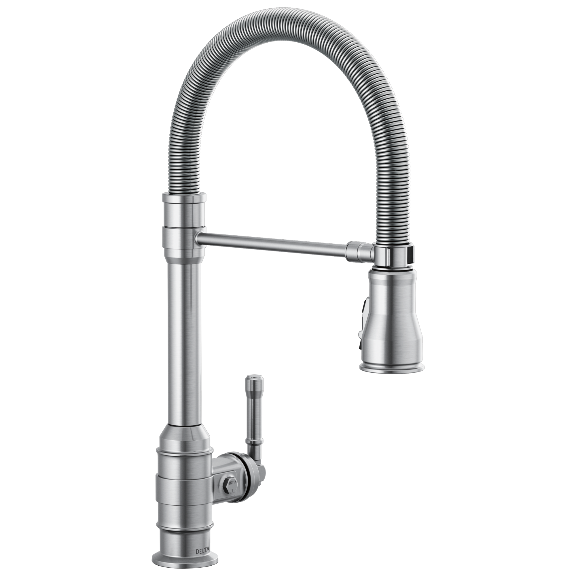 Delta Broderick Single Handle Pull-Down Kitchen Faucet With Spring Spout