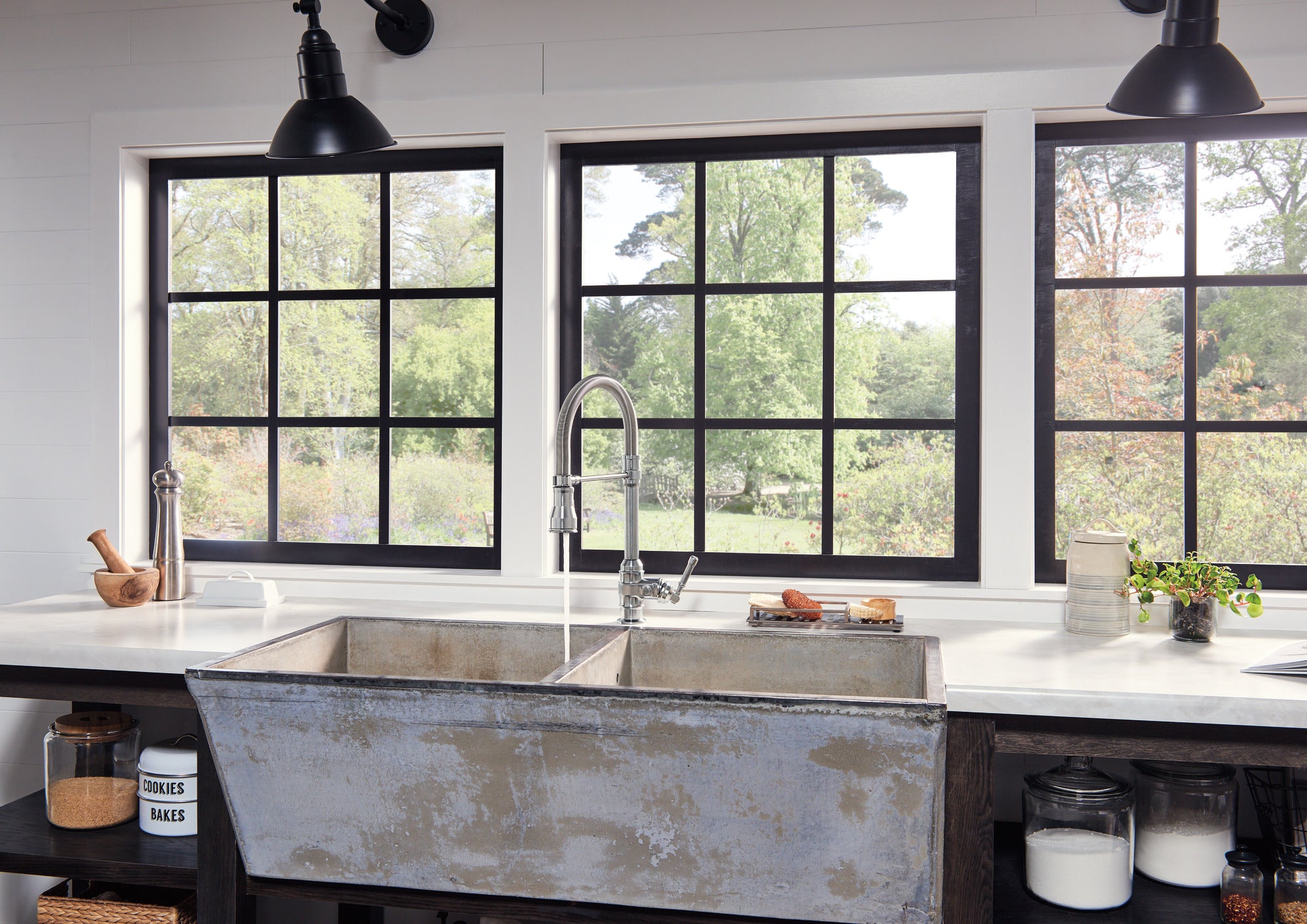 arctic stainless kitchen faucet