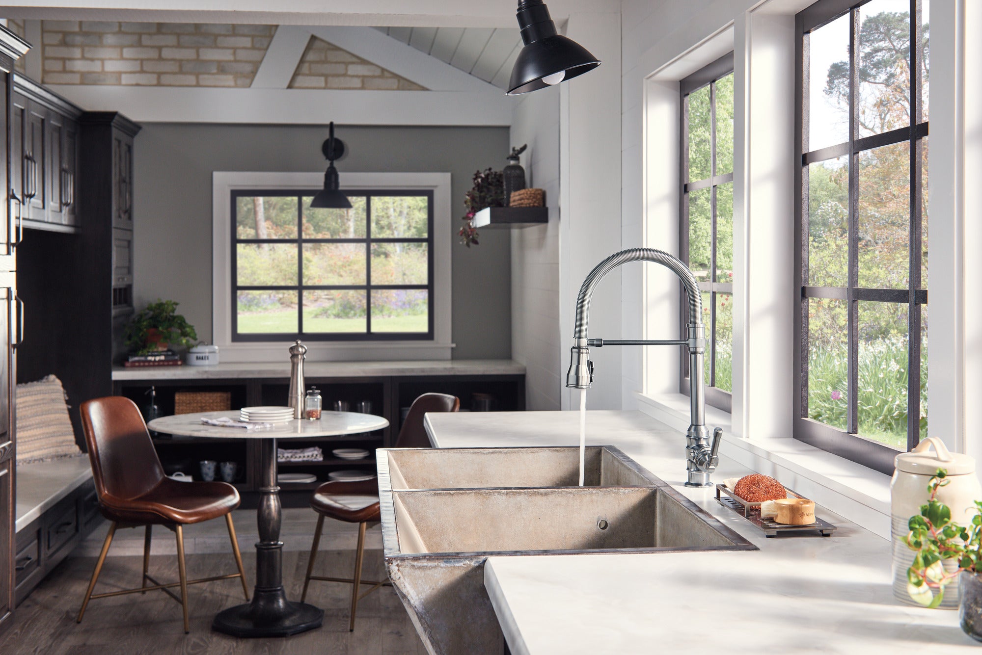 arctic stainless kitchen faucet