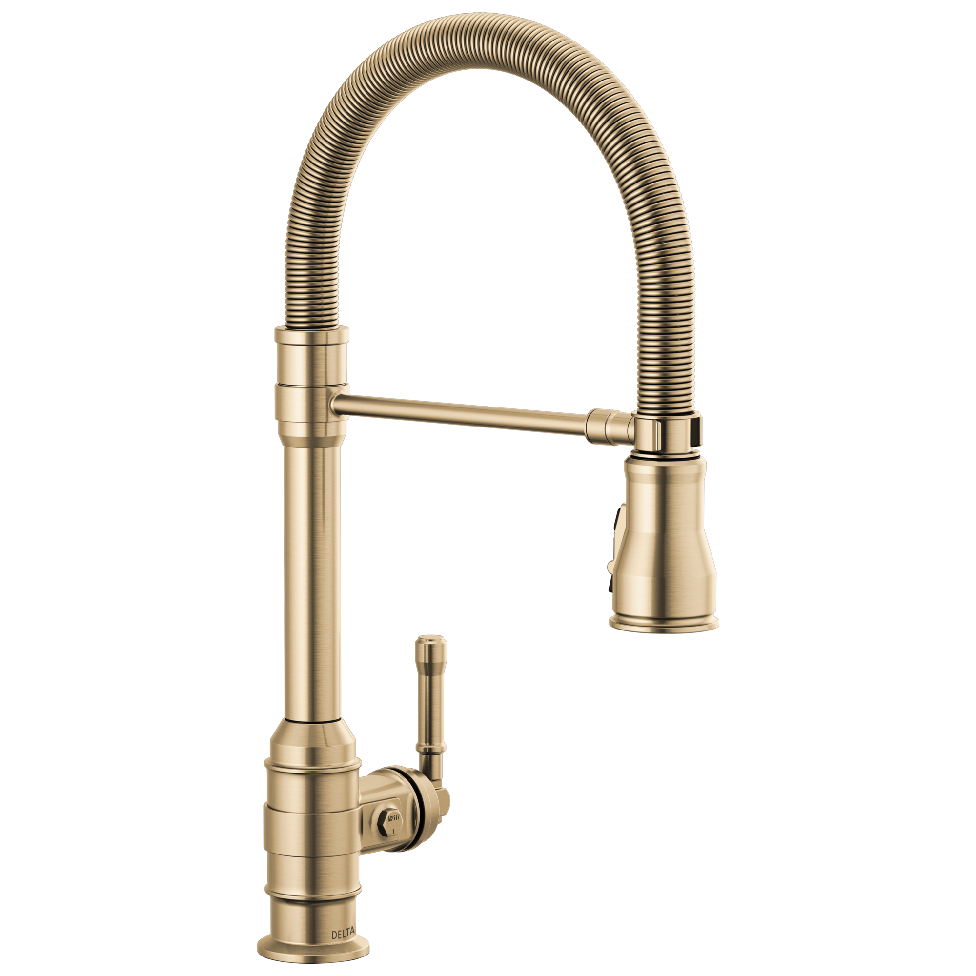 Delta Broderick Single Handle Pull-Down Kitchen Faucet With Spring Spout