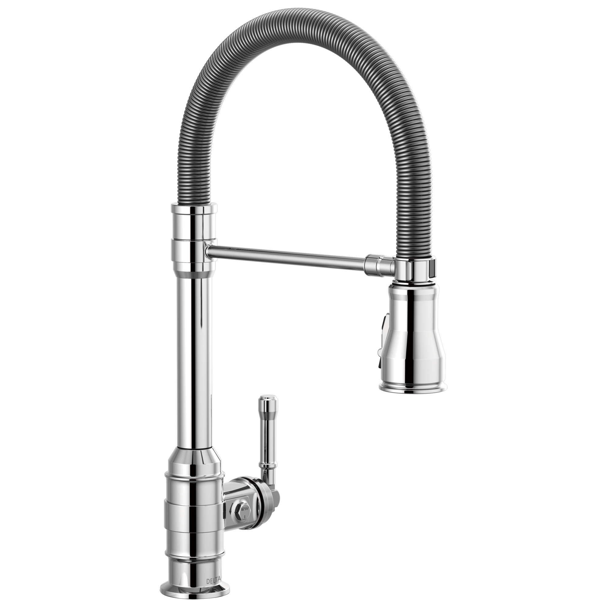 chrome kitchen faucet