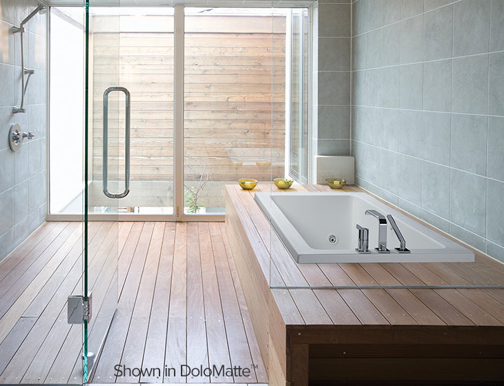 white bathtub