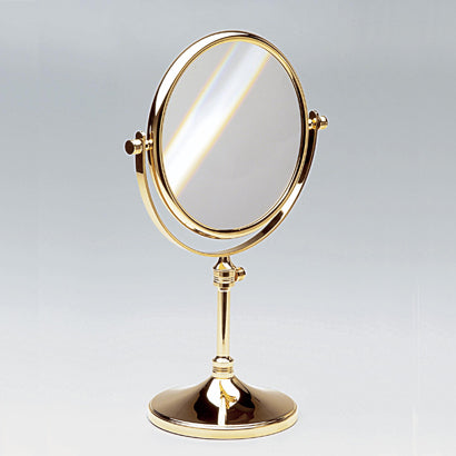 chrome makeup mirror