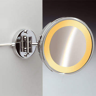 chrome makeup mirror
