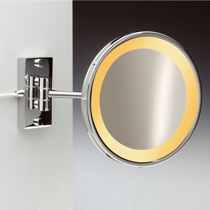 chrome makeup mirror