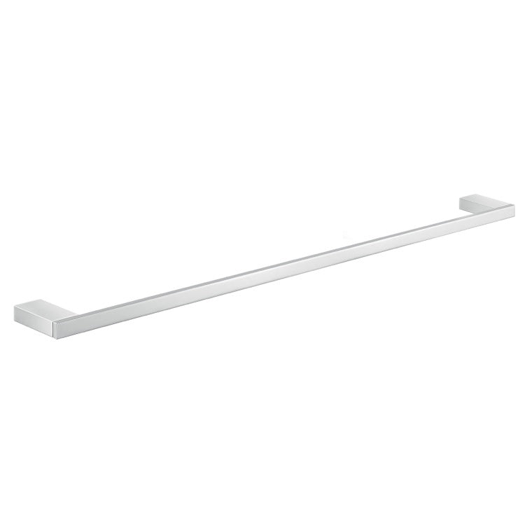 polished chrome towel bar