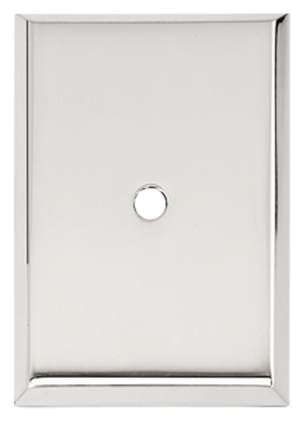 polished chrome backplate