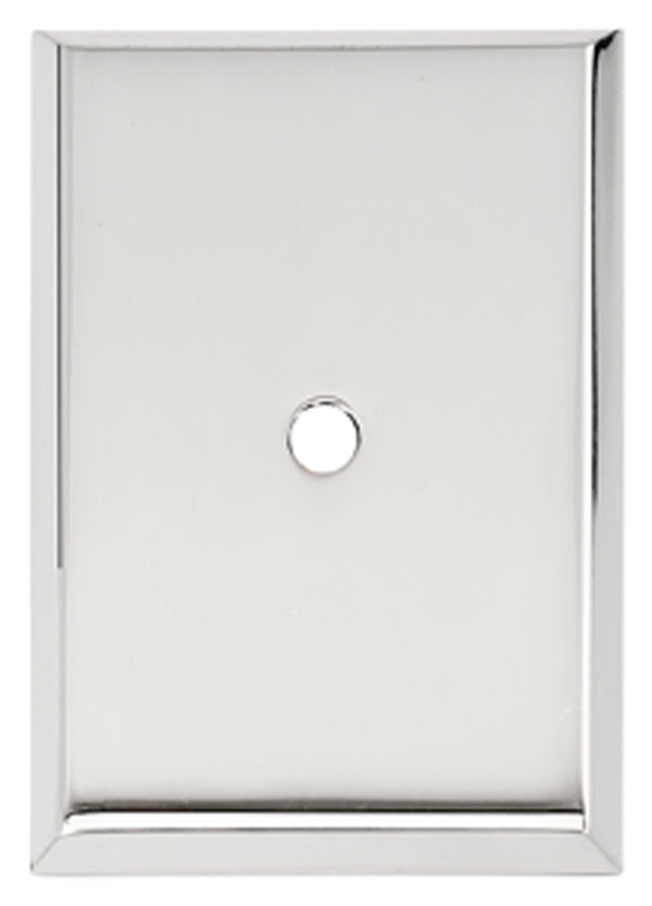 polished chrome backplate