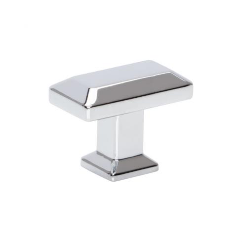 polished chrome knob