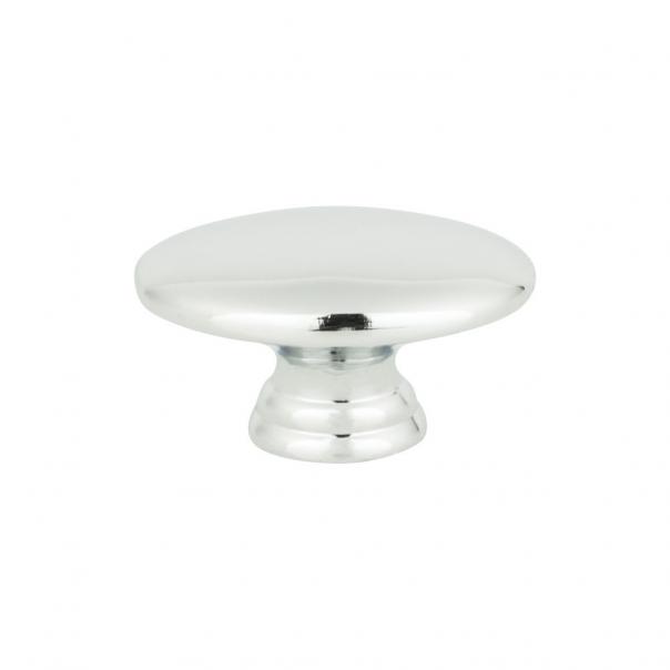polished chrome knob