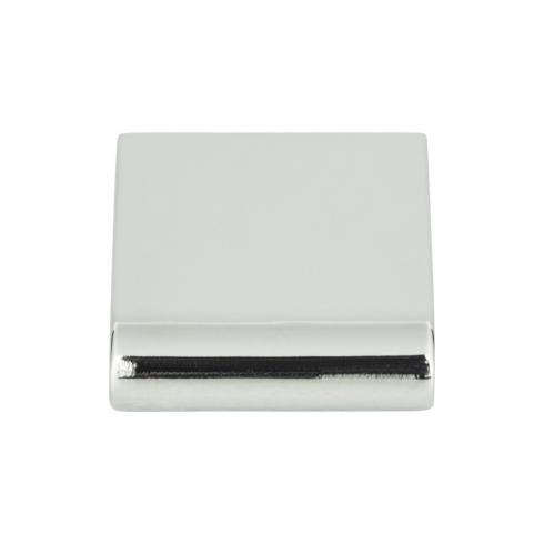 polished chrome knob