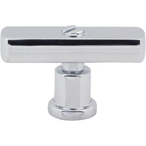 polished chrome knob