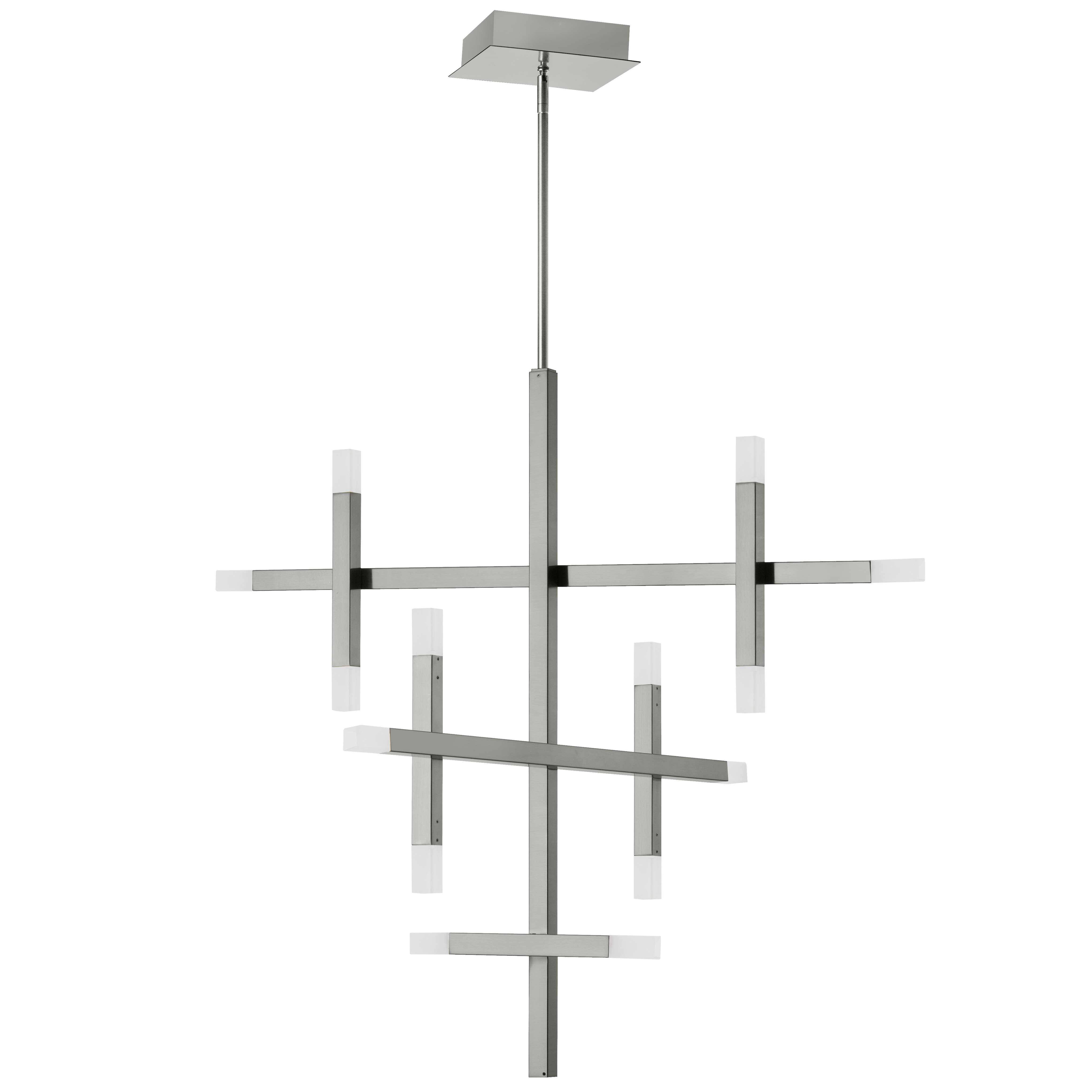 polished chrome chandeliers