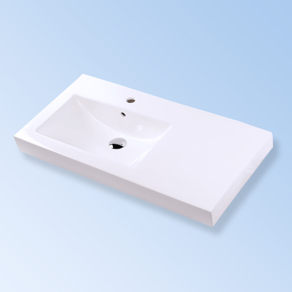 white sink