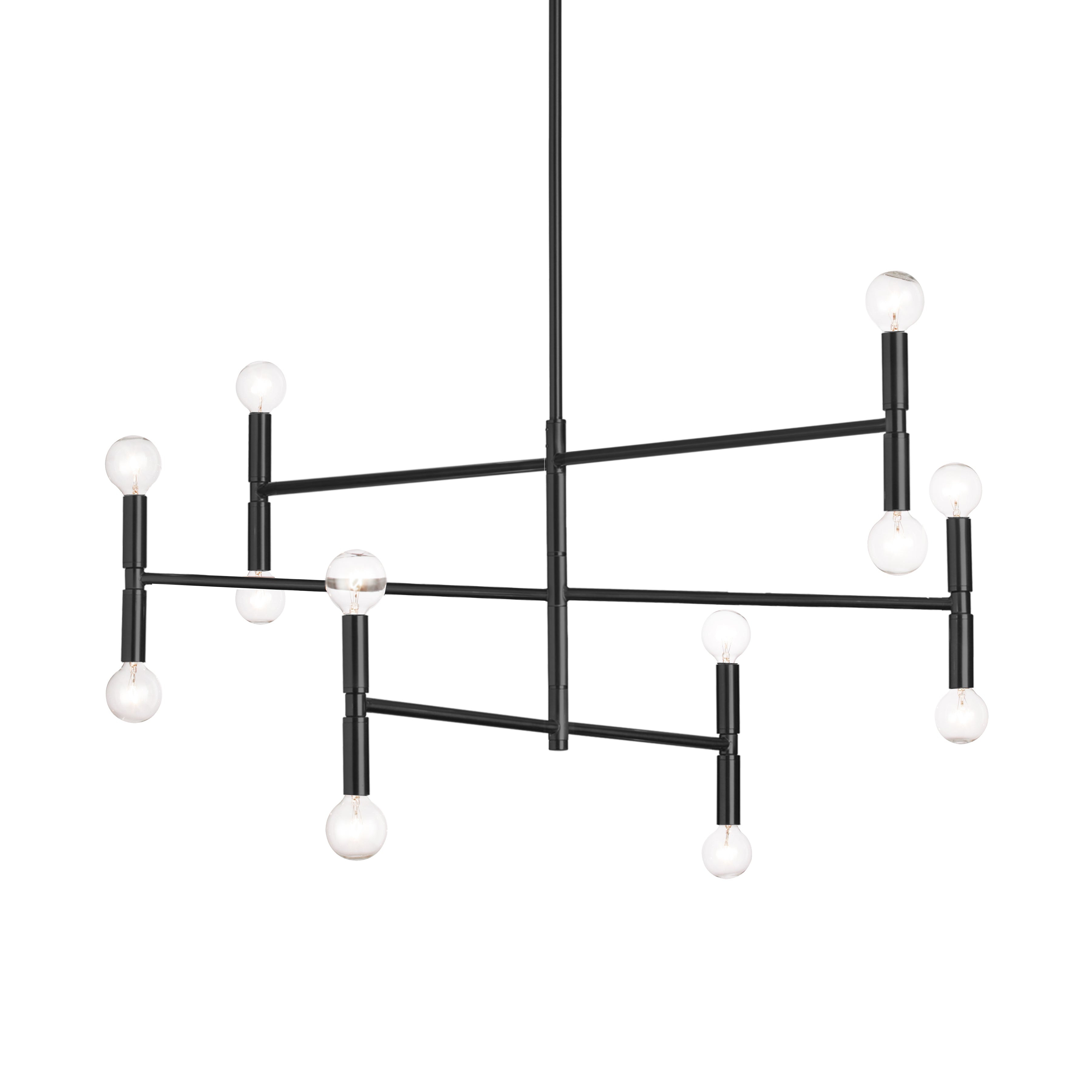 matte black chandeliers