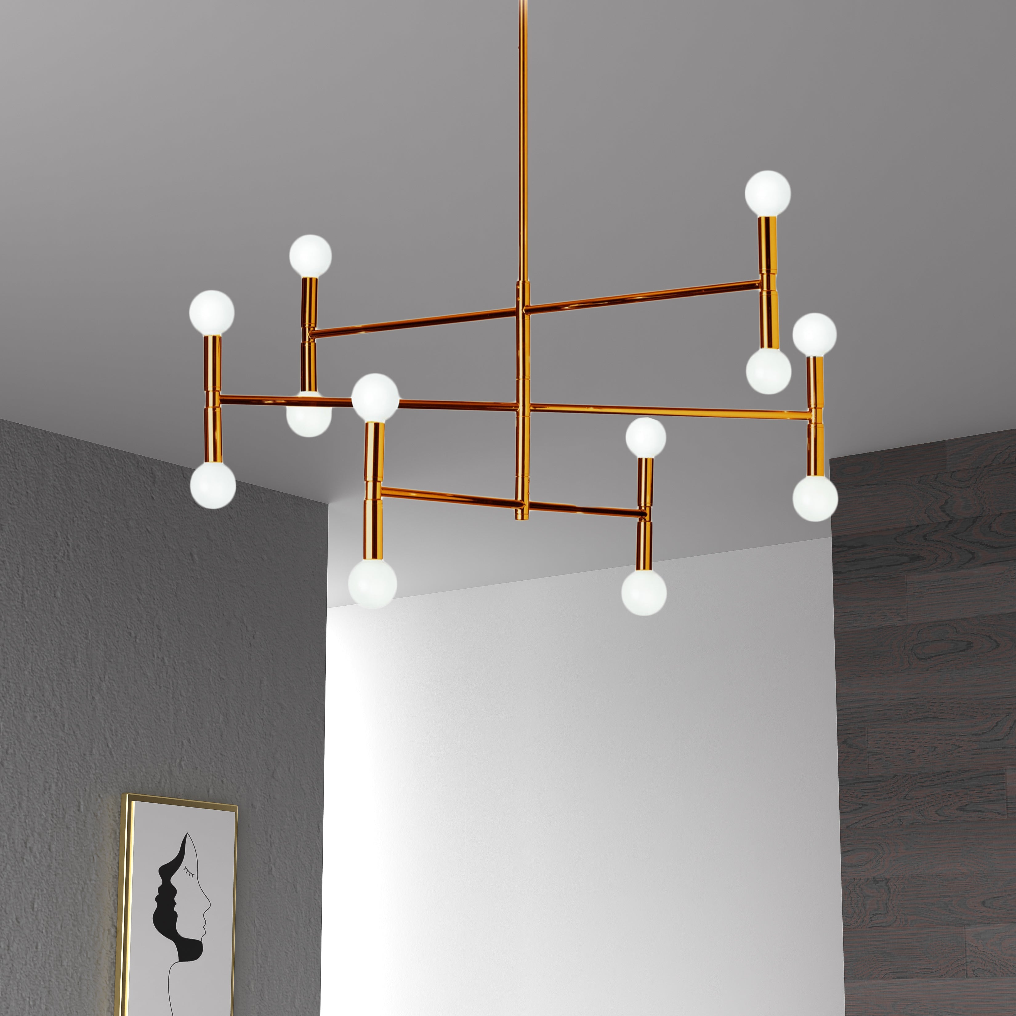 vintage bronze chandeliers