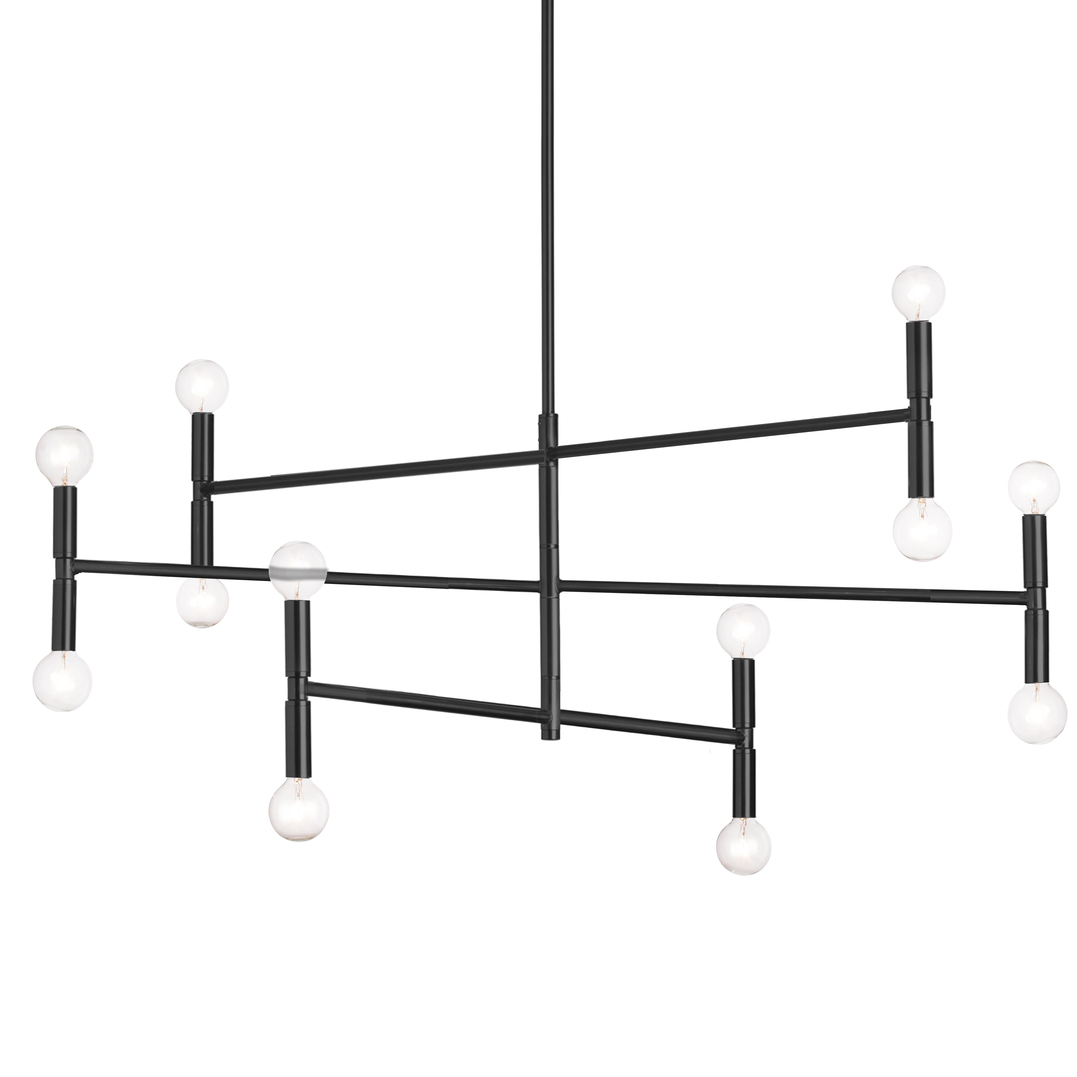 matte black chandeliers