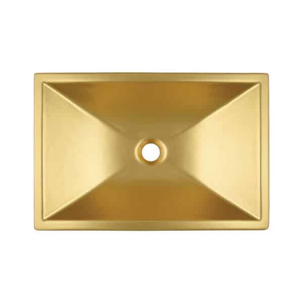 24k matte gold sink