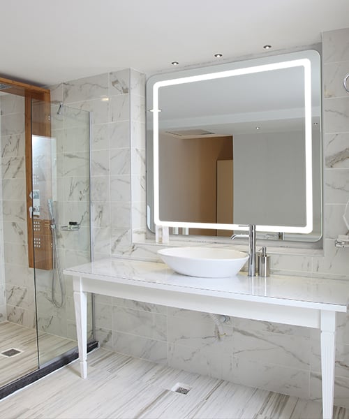 lighted mirror