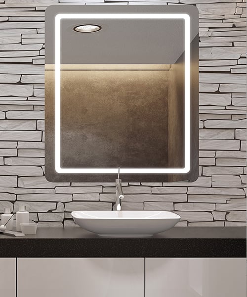lighted mirror