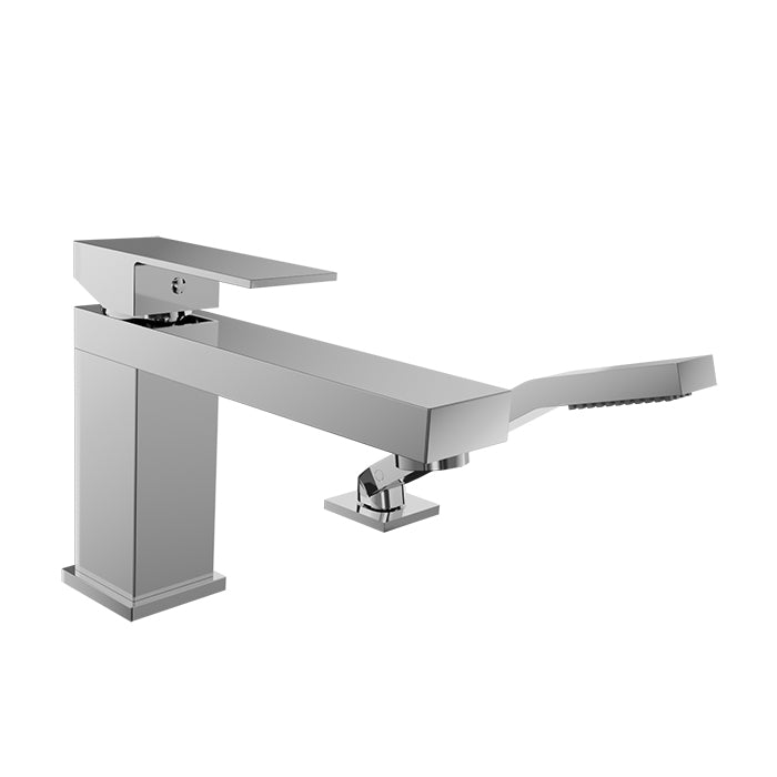 chrome tub filler