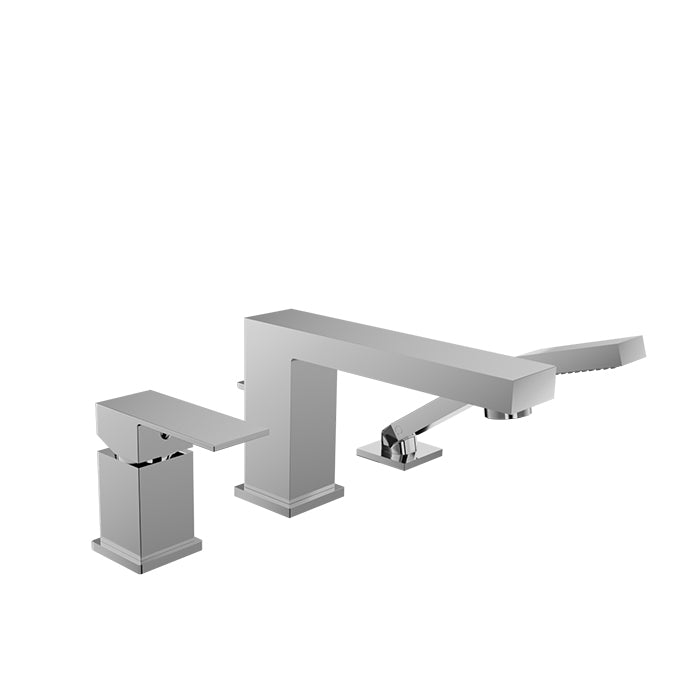 chrome tub filler