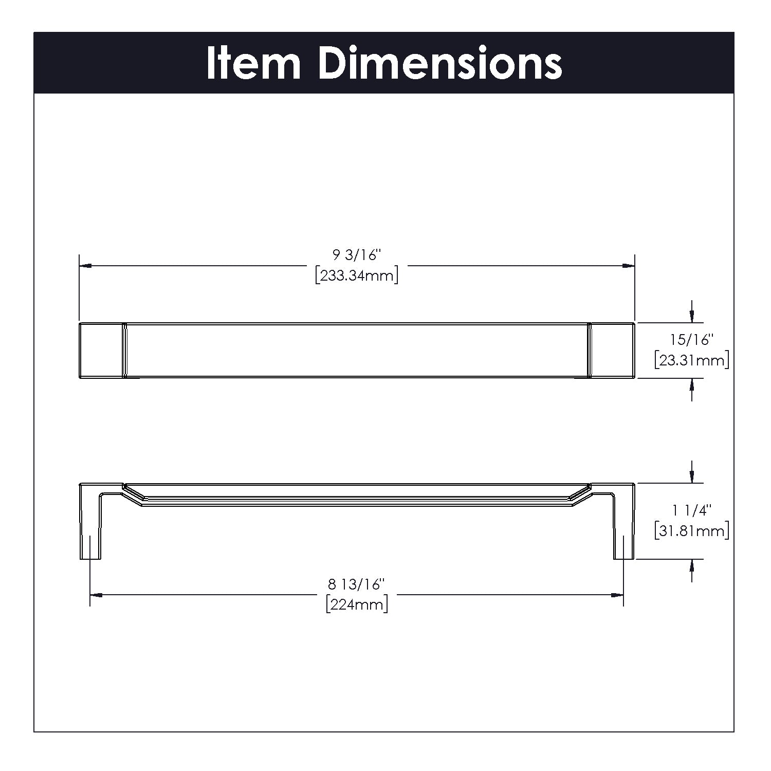 Satin Nickel fuse pull
