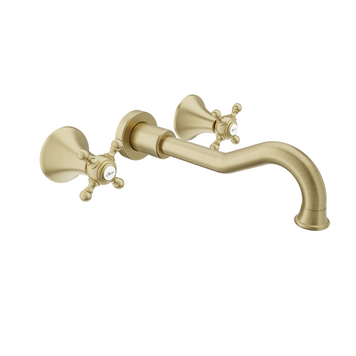 Baril Nautica Wall Mounted Lavatory Faucet - Drain Not Included
