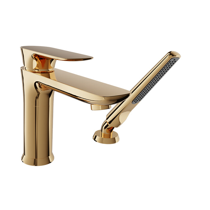 Baril Sens 2-Piece Deck Mount Tub Filler with Hand Shower
