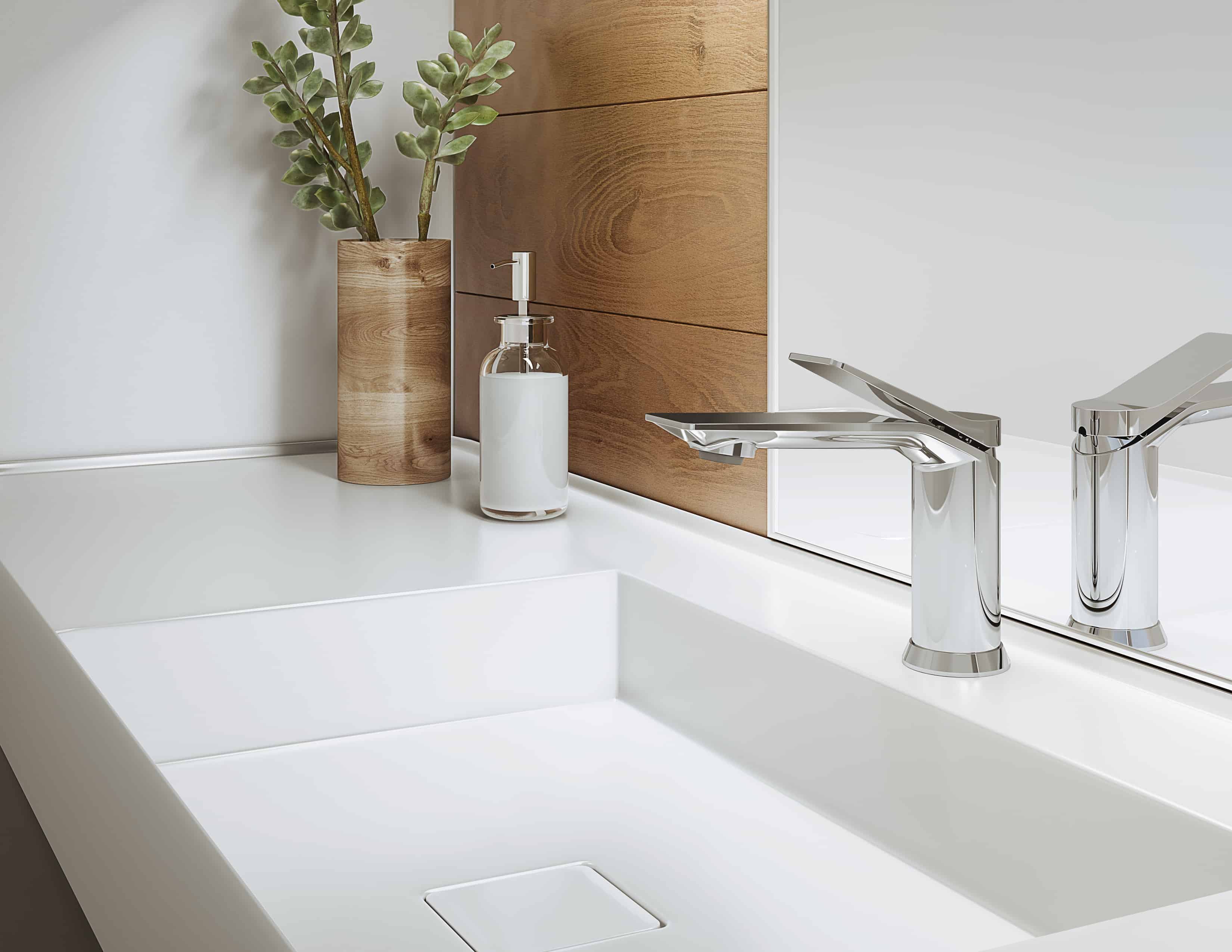 chrome faucet