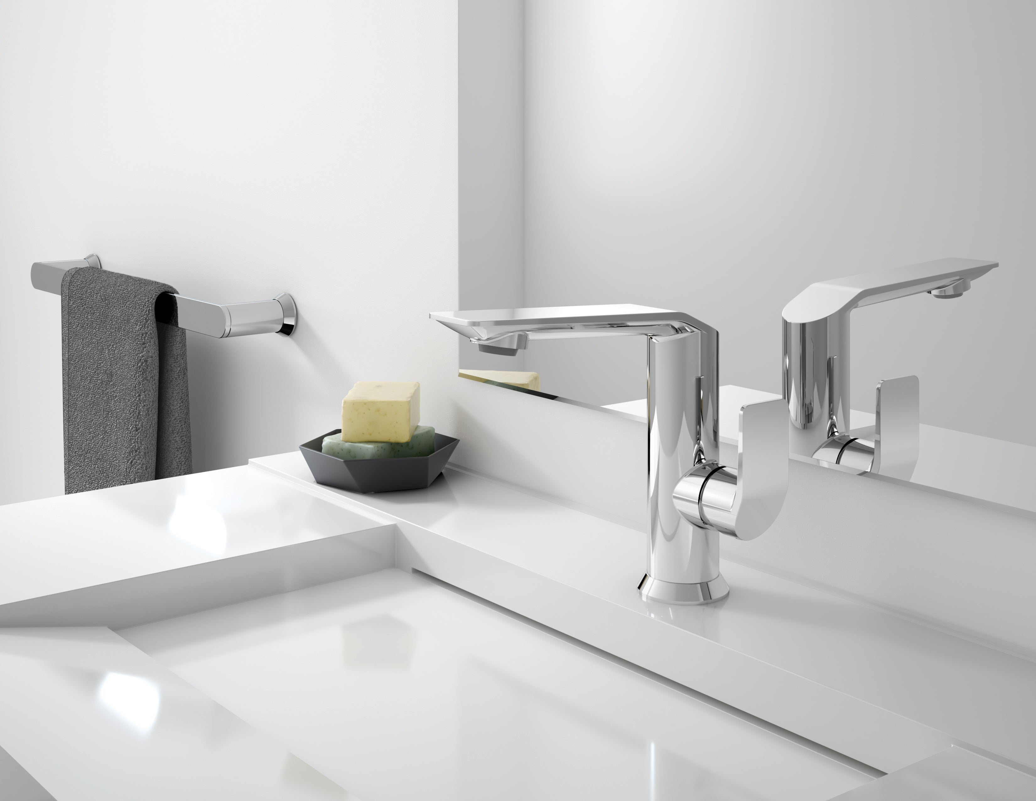 chrome faucet