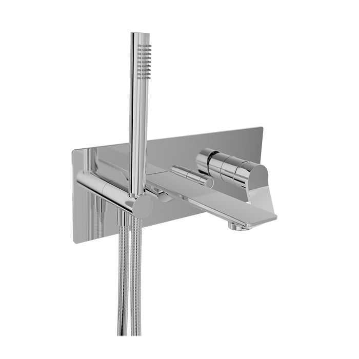 chrome tub faucet