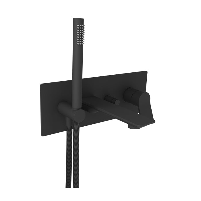 Baril Profile Wall Mounted Tub Faucet with Hand Shower