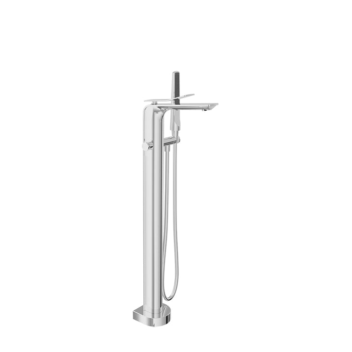 chrome tub filler