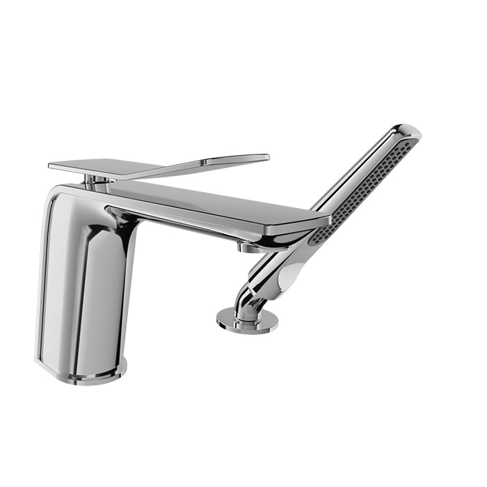 chrome tub filler