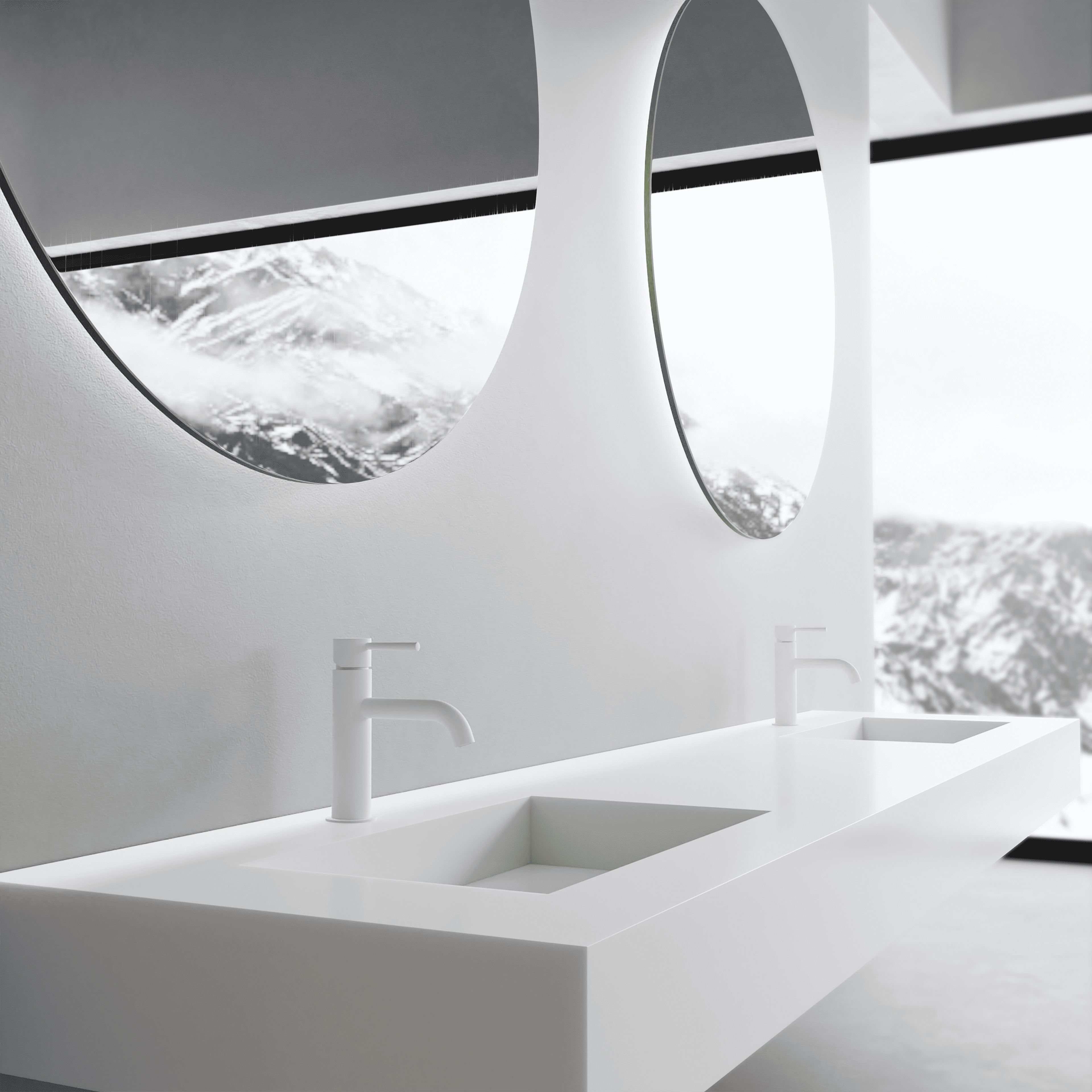 white faucet