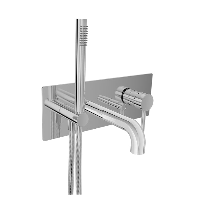 chrome tub faucet
