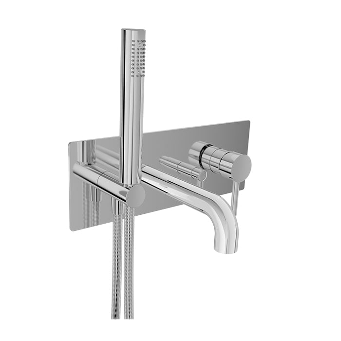 chrome tub faucet