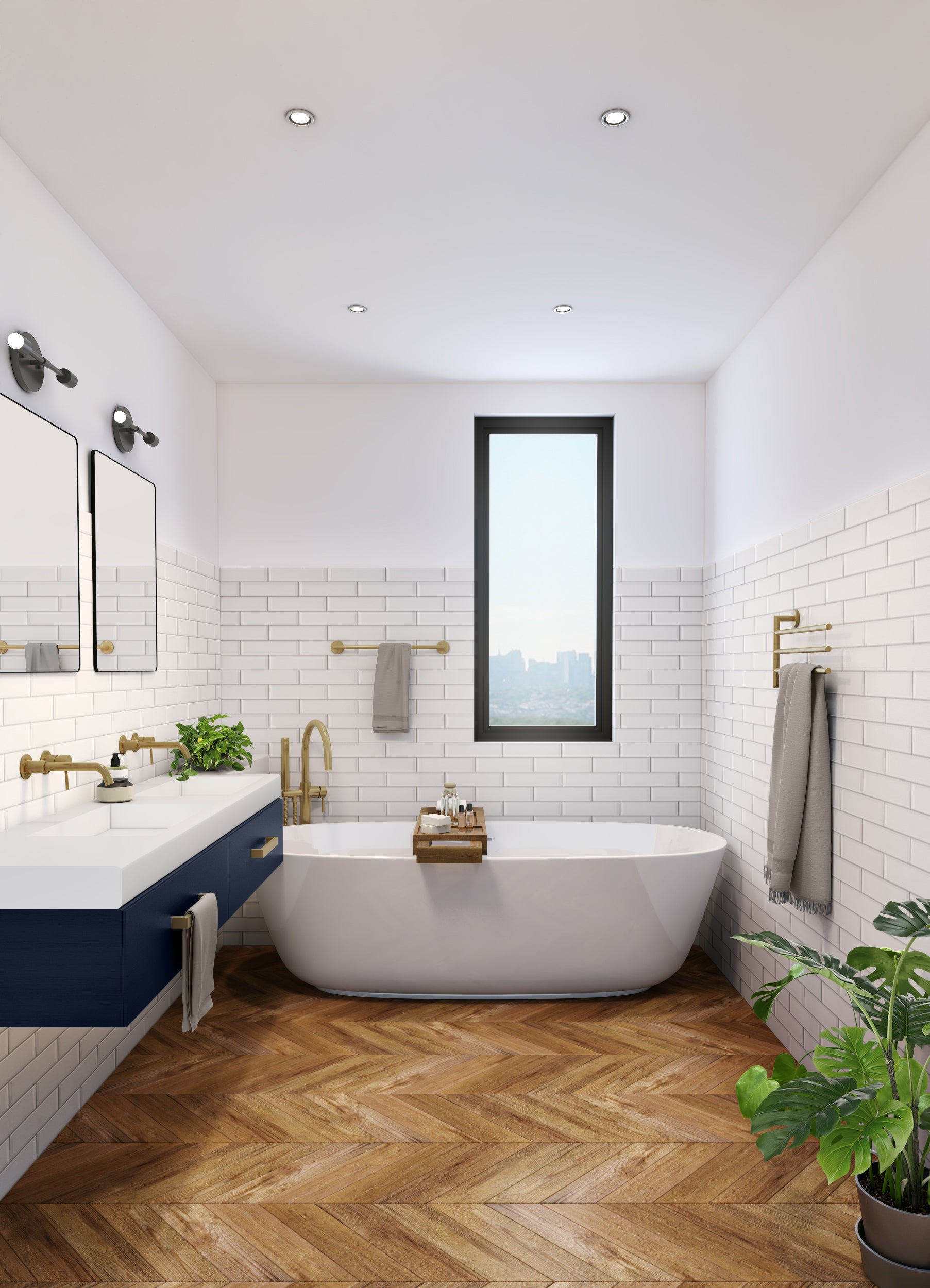 satin brass tub filler