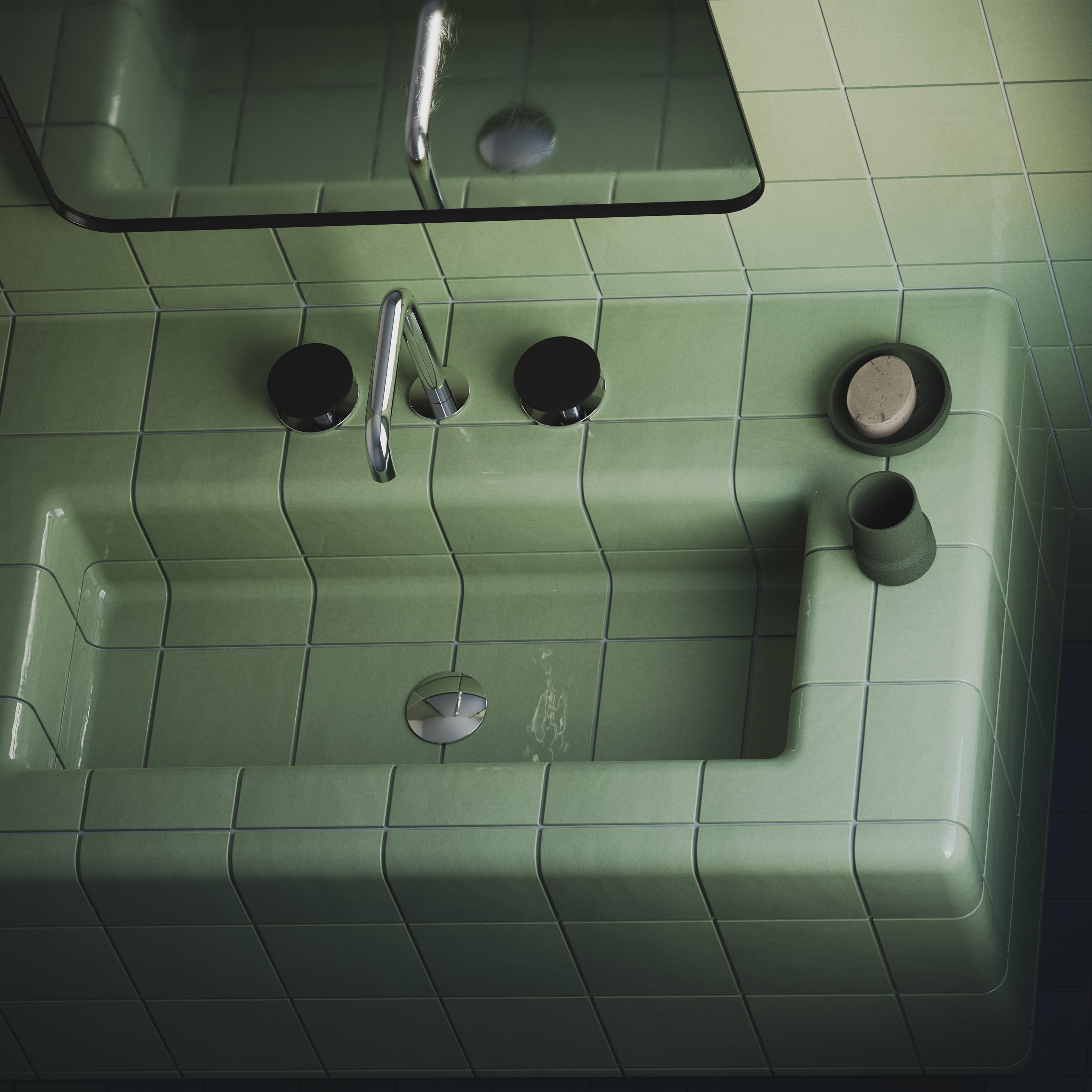 chrome faucet