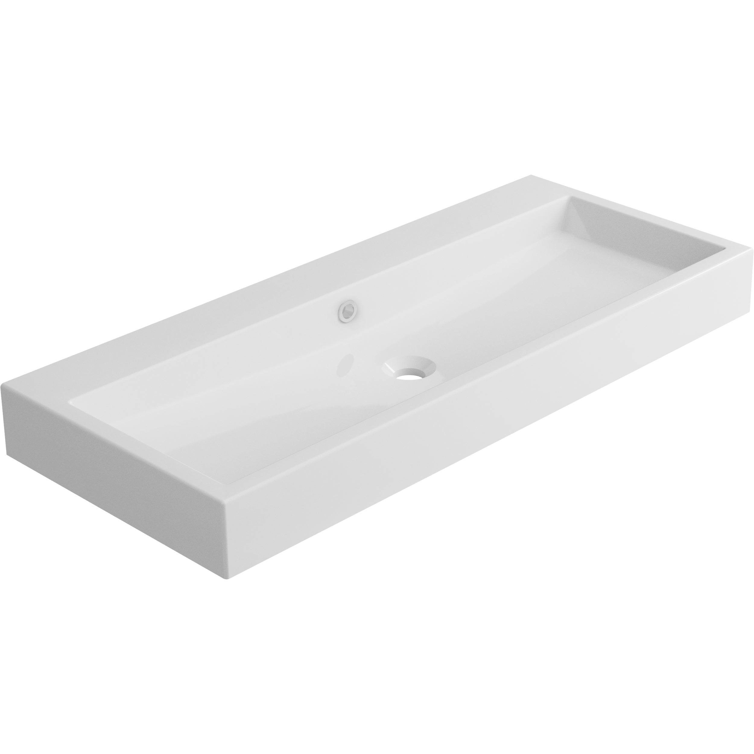 gloss white sink