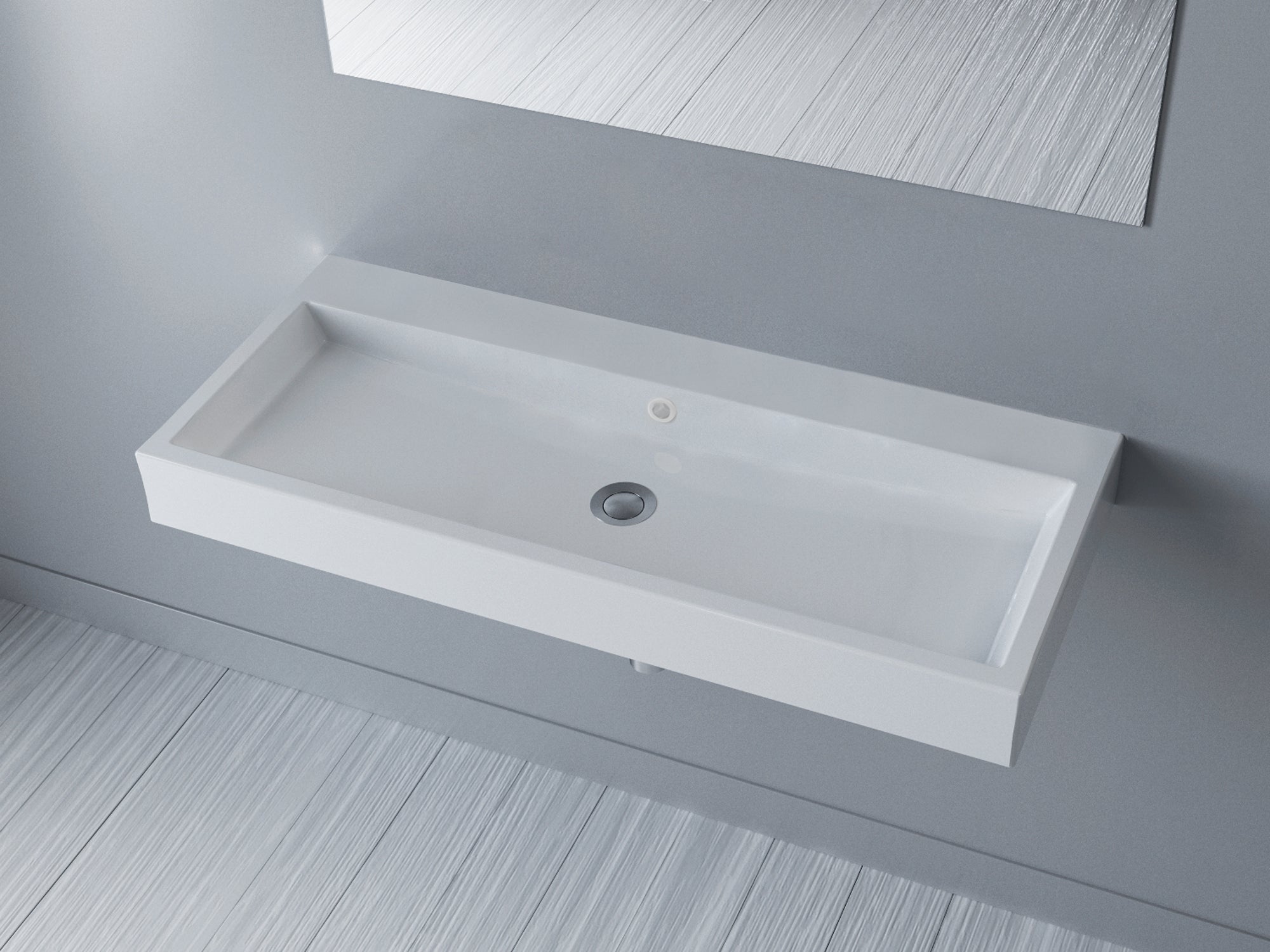 gloss white sink