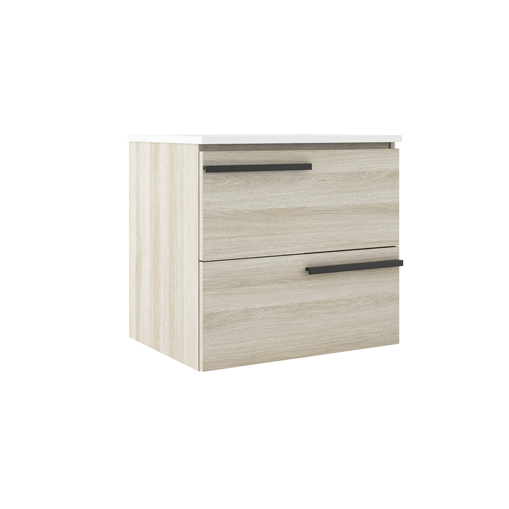 ICO Bath Calma Accent 24" Two Drawer Wall-Mounted Vanity