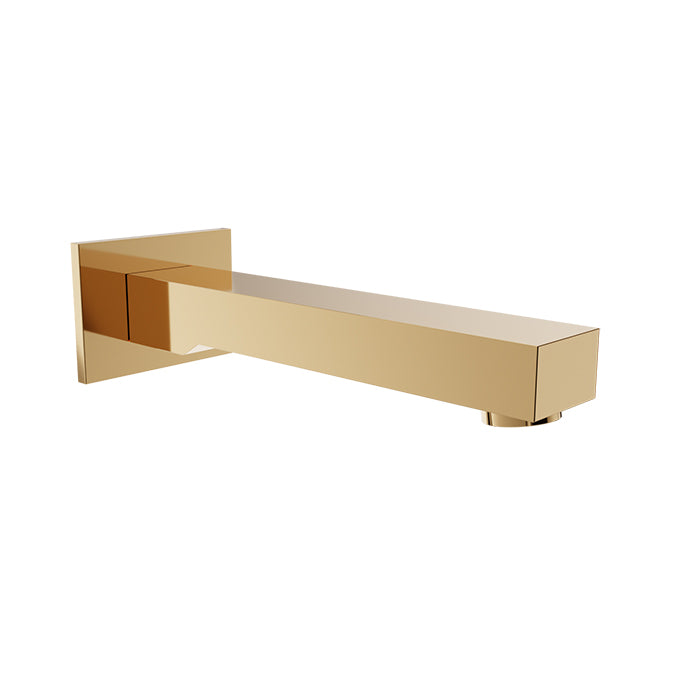 Baril Shower Components Square Modern Tub Spout without Diverter