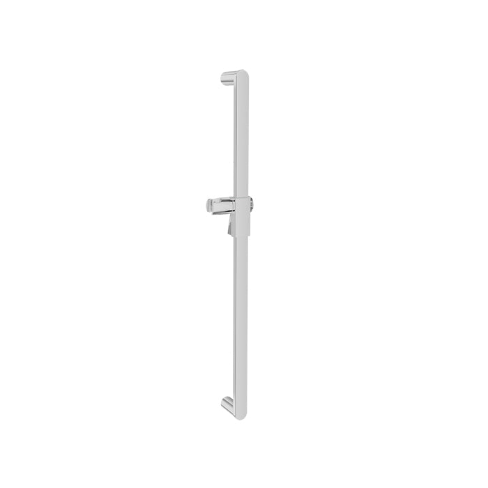 chrome shower bar